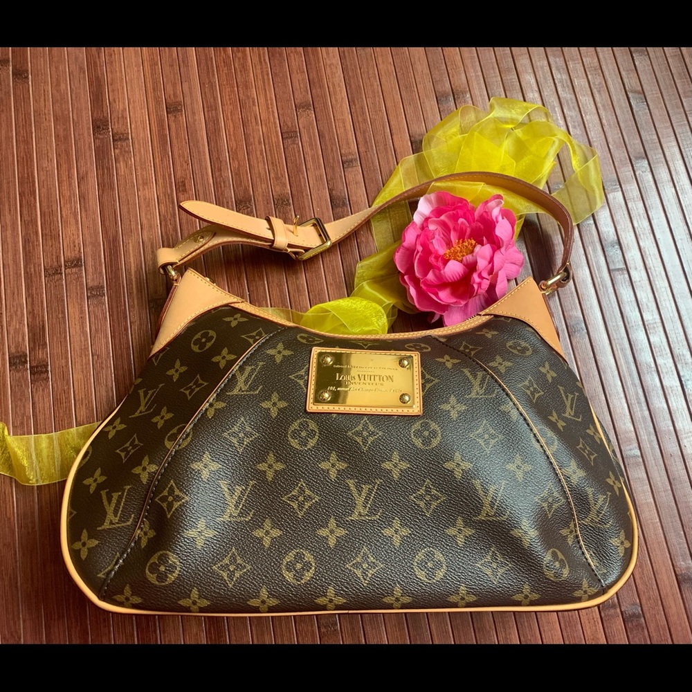 Luis Vuitton Galliera PM HOBO Shoulder Leather Bag